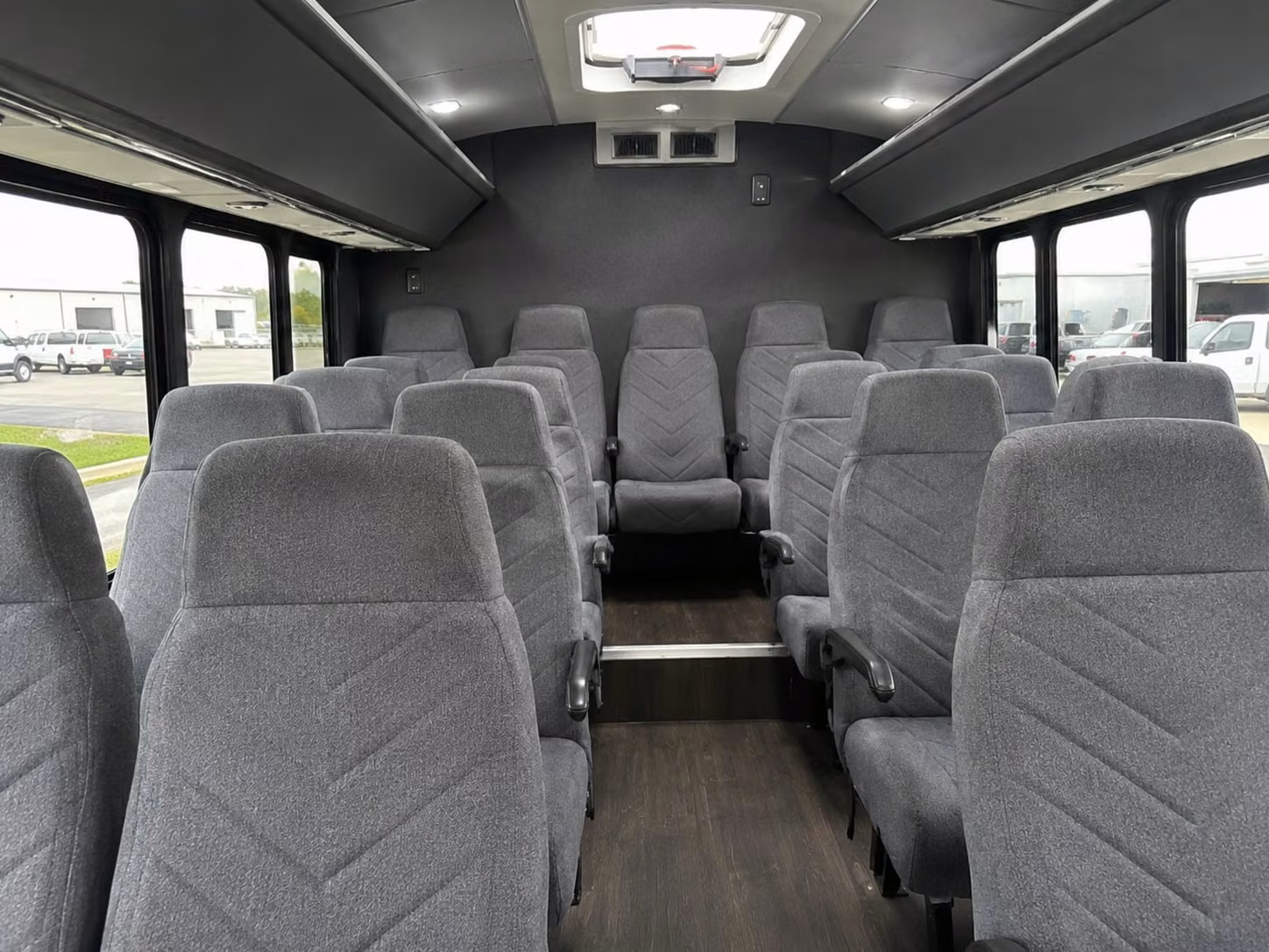18 passenger minibus inside