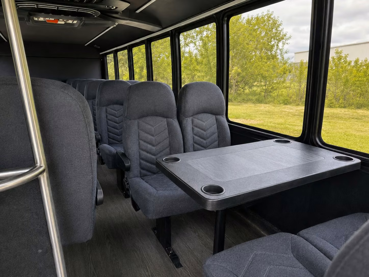 18 passenger minibus interior
