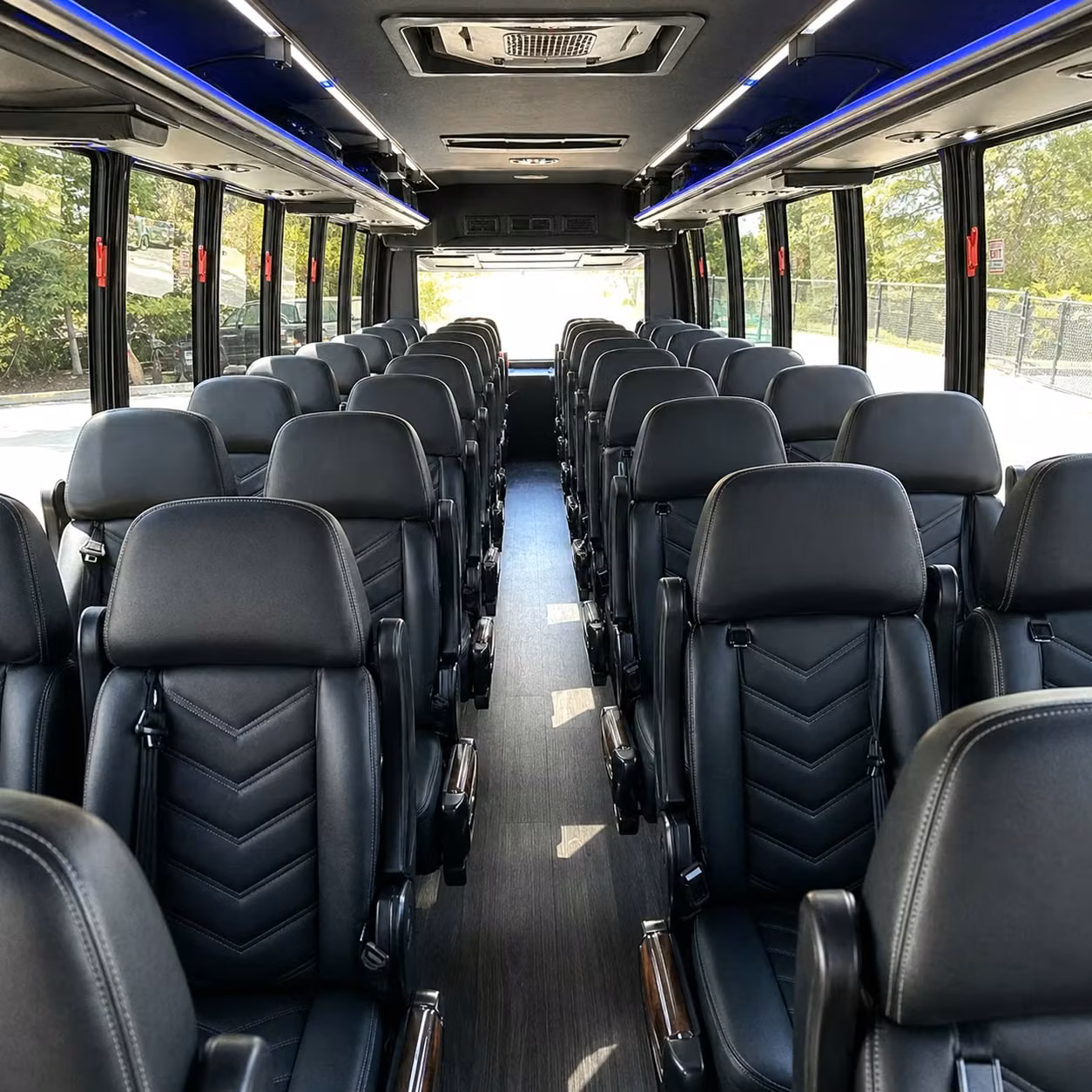 30 passenger minibus inside